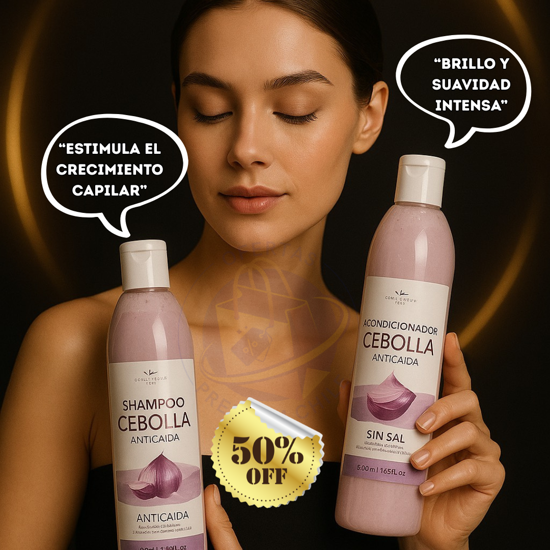 ¡NUEVO KIT DE CRECIMIENTO Y CUIDADO CAPILAR DE CEBOLLA! ✨