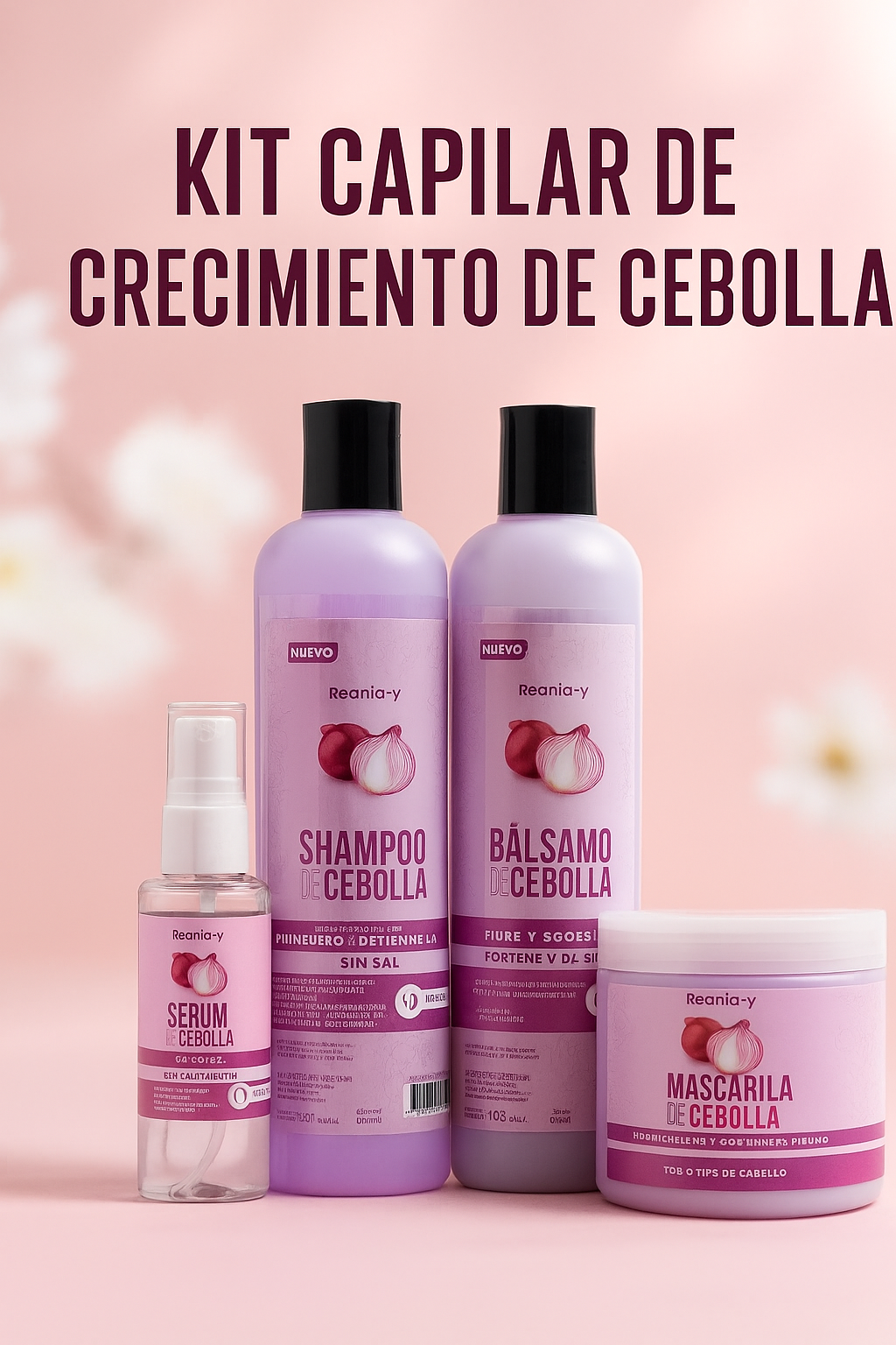 ¡NUEVO KIT DE CRECIMIENTO Y CUIDADO CAPILAR DE CEBOLLA! ✨
