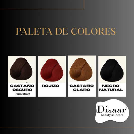 NUEVO SHAMPOO TINTE CUBRE CANAS DISAAR ORIGINAL 💎